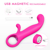 S157_USB Electric Charging Silicone Vibrators Wand Adult Sex Toys G Spot Vibrator For Women【S157】