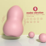 S215_Silicone mini powder puff sex toys for women vagina vibrator Vagina Ball vibrator clitoral massager【S215】