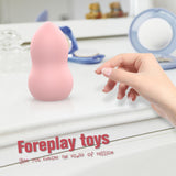 S215_Silicone mini powder puff sex toys for women vagina vibrator Vagina Ball vibrator clitoral massager【S215】