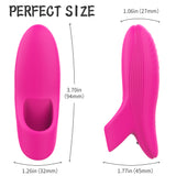 S228_Adult sex toys silicone vibrating finger g spot clitoral finger vibrator sex toy for women【S228】