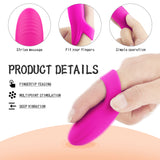 S228_Adult sex toys silicone vibrating finger g spot clitoral finger vibrator sex toy for women【S228】