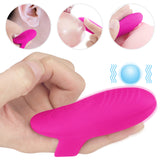 S228_Adult sex toys silicone vibrating finger g spot clitoral finger vibrator sex toy for women【S228】