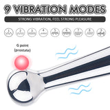 S253_Women Massager 9 Speed Mini metal Vibrator