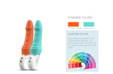 S283_Realistic Silicone vibrating Dildo Waterproof Relax Massage toys for Women Female Massager