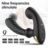 S300-2_Black telecontrol anal plug waterproof toys for women men with underwear vagina anal massage plug and prostatet vibration【S300-2】