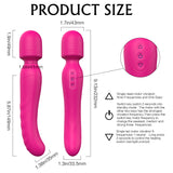 S197_powerful hand held electric knee foot leg back neck personal wand massager vibrator tools other massager products