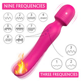 S197_powerful hand held electric knee foot leg back neck personal wand massager vibrator tools other massager products