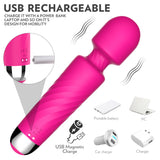 S218_Rechargeable Personal Hot Sale Silicone Waterproof Body Neck Head Massager Vibrator