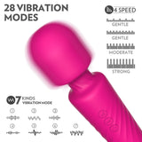 S218_Rechargeable Personal Hot Sale Silicone Waterproof Body Neck Head Massager Vibrator