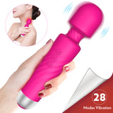 S218_Rechargeable Personal Hot Sale Silicone Waterproof Body Neck Head Massager Vibrator