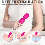 S218_Rechargeable Personal Hot Sale Silicone Waterproof Body Neck Head Massager Vibrator