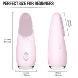 S088_Electric Waterproof Face Cleanser Massager Soft silicone Cleaning Brush Face massage toys for woman