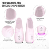 S088_Electric Waterproof Face Cleanser Massager Soft silicone Cleaning Brush Face massage toys for woman