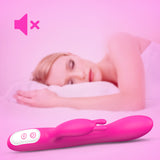 S103_Heated Vagina Sex Toy, g-spot and c-spot stimulating Rabbit Vibrator for women