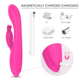 S103_Heated Vagina Sex Toy, g-spot and c-spot stimulating Rabbit Vibrator for women