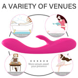 S212_Silicone G spot clitoris vibrator rabbit vibrator G Spot Dildo Massager Rabbit Vibrator Sex Toys For Women