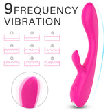 S212_Silicone G spot clitoris vibrator rabbit vibrator G Spot Dildo Massager Rabbit Vibrator Sex Toys For Women