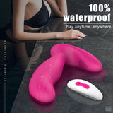 S189-2_Hot sale waterproof silicone vibration usb rechargeable panties g-spot women vibrator clitoris stimulator