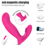 S189-2_Hot sale waterproof silicone vibration usb rechargeable panties g-spot women vibrator clitoris stimulator